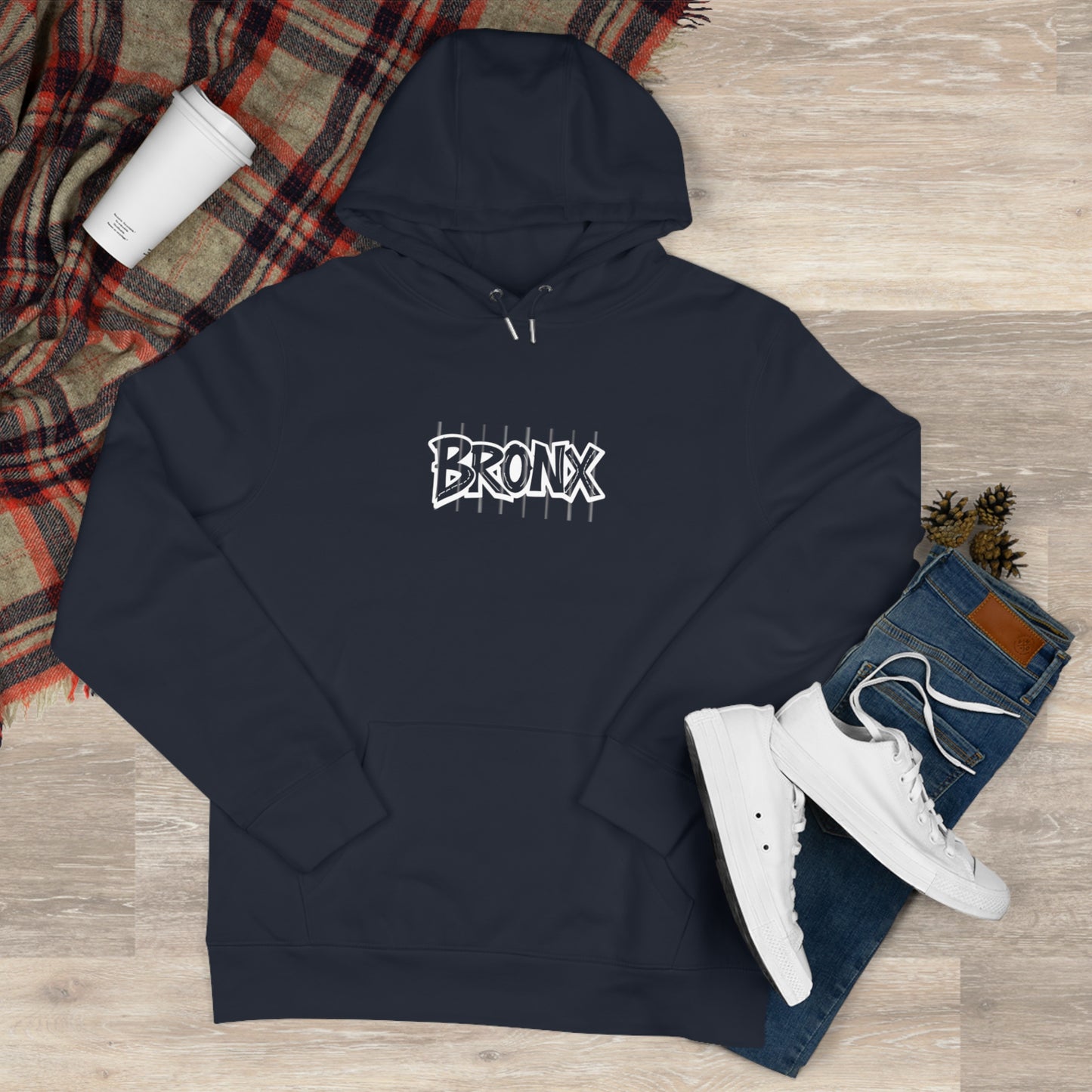 Urban Streetwear King Hooded Sweatshirt | Stylish Bronx Inspired Hoodie for Casual Outfits, Gift for Trendsetters