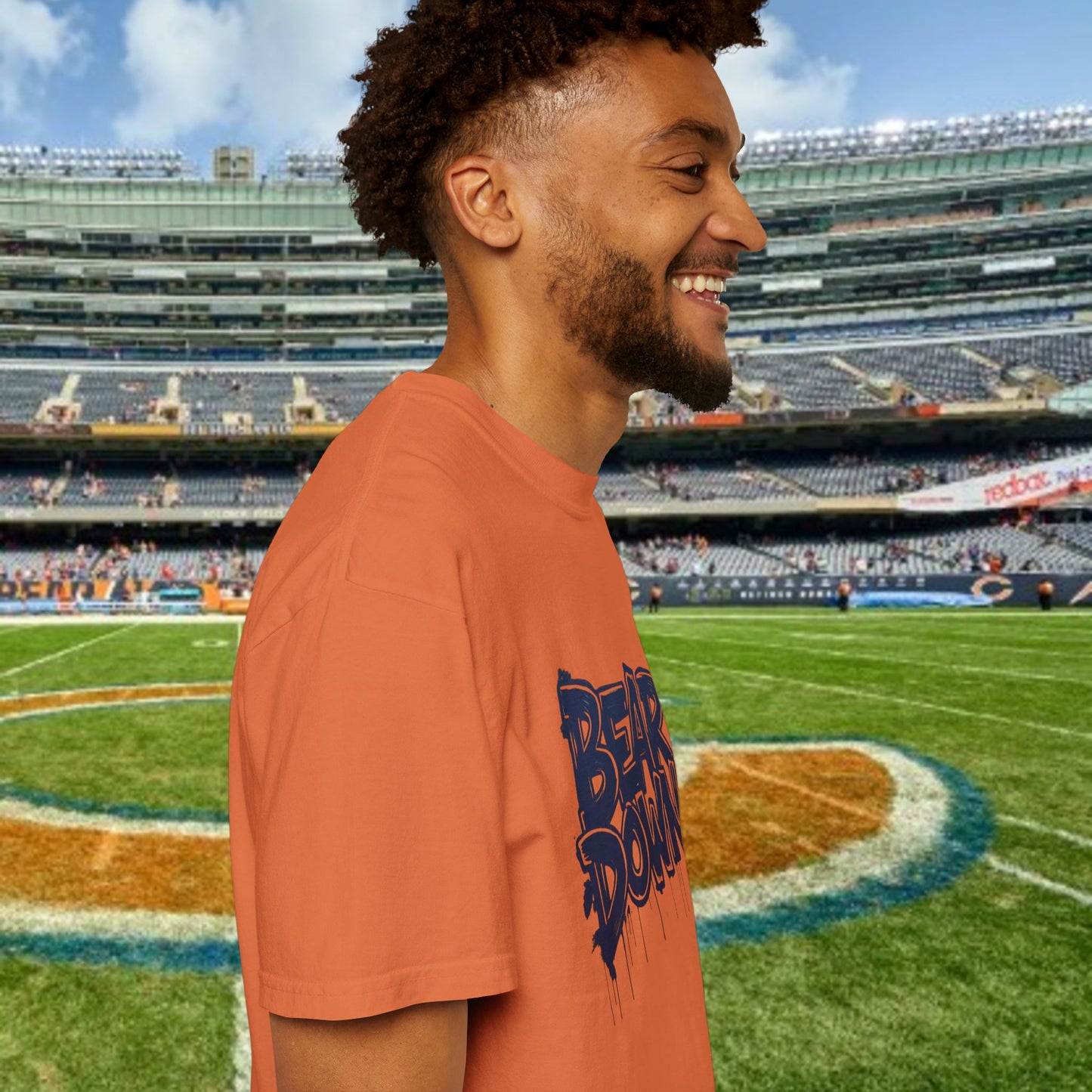 Vibrant Bear Down Unisex T-Shirt | Trendy Graphic Tee, Casual Wear, Gift for Sports Fans, Summer Style.