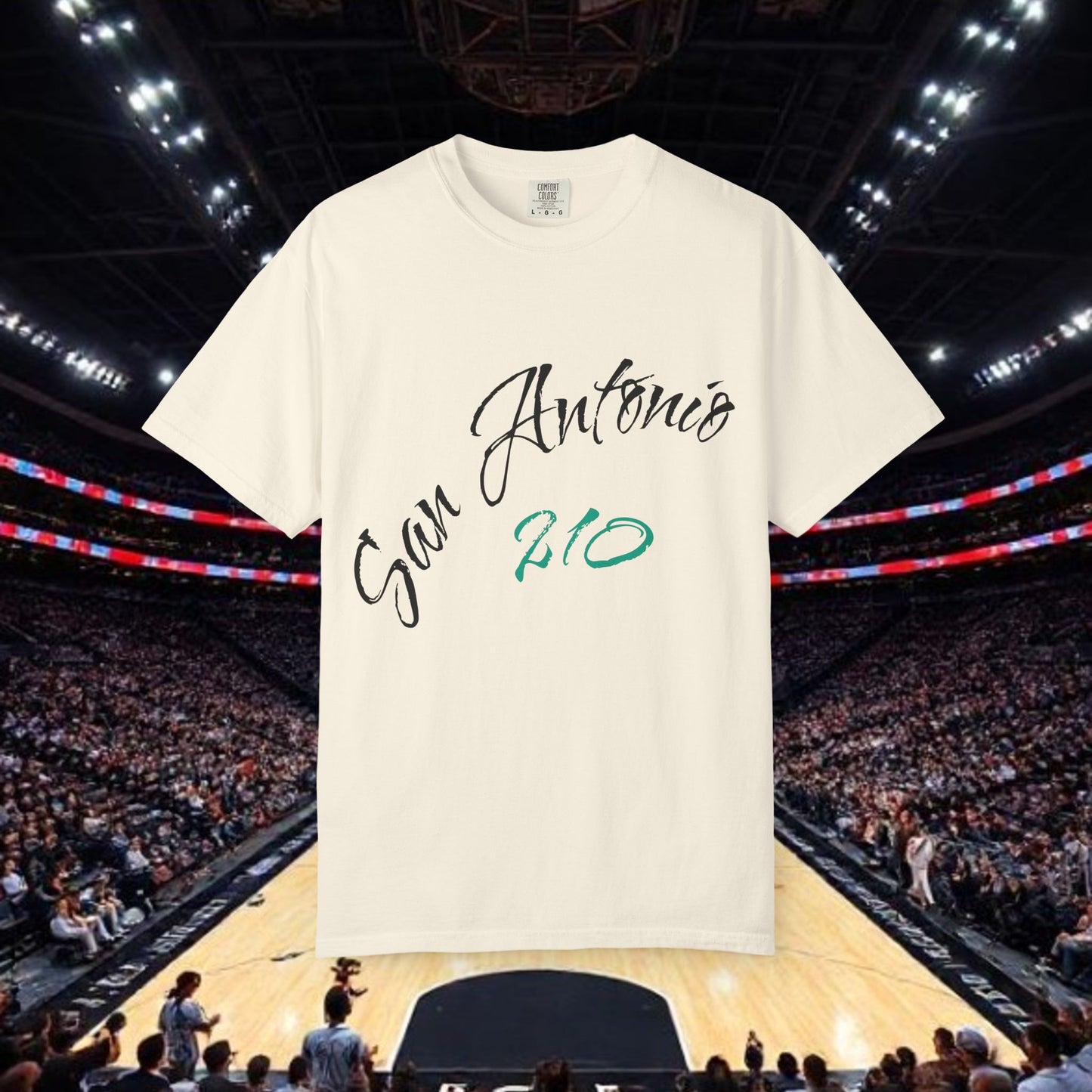 San Antonio 210 Script T-Shirt, Soft-Style T-Shirt, Perfect Statement Piece