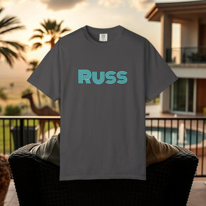 Russ Unisex T-Shirt with Retro Design, Hip-Hop Shirt, Casual Wear, Unique Style, Russ Apparel