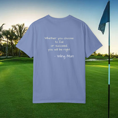 Inspirational Golf T-Shirt, Motivational Gift, Unisex Apparel, Casual Wear, Golf Shirt, Positive Vibes