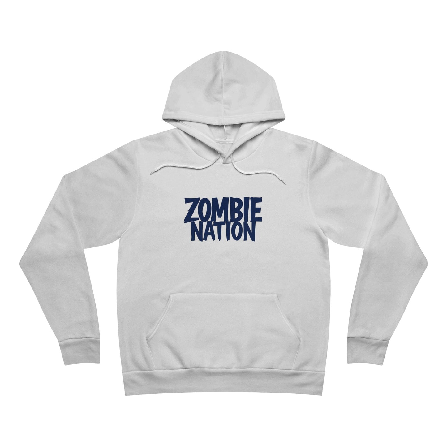 Zombie Nation Fleece Hoodie, Cozy Unisex Pullover for Gameday, Casual Wear, Gift for Fans