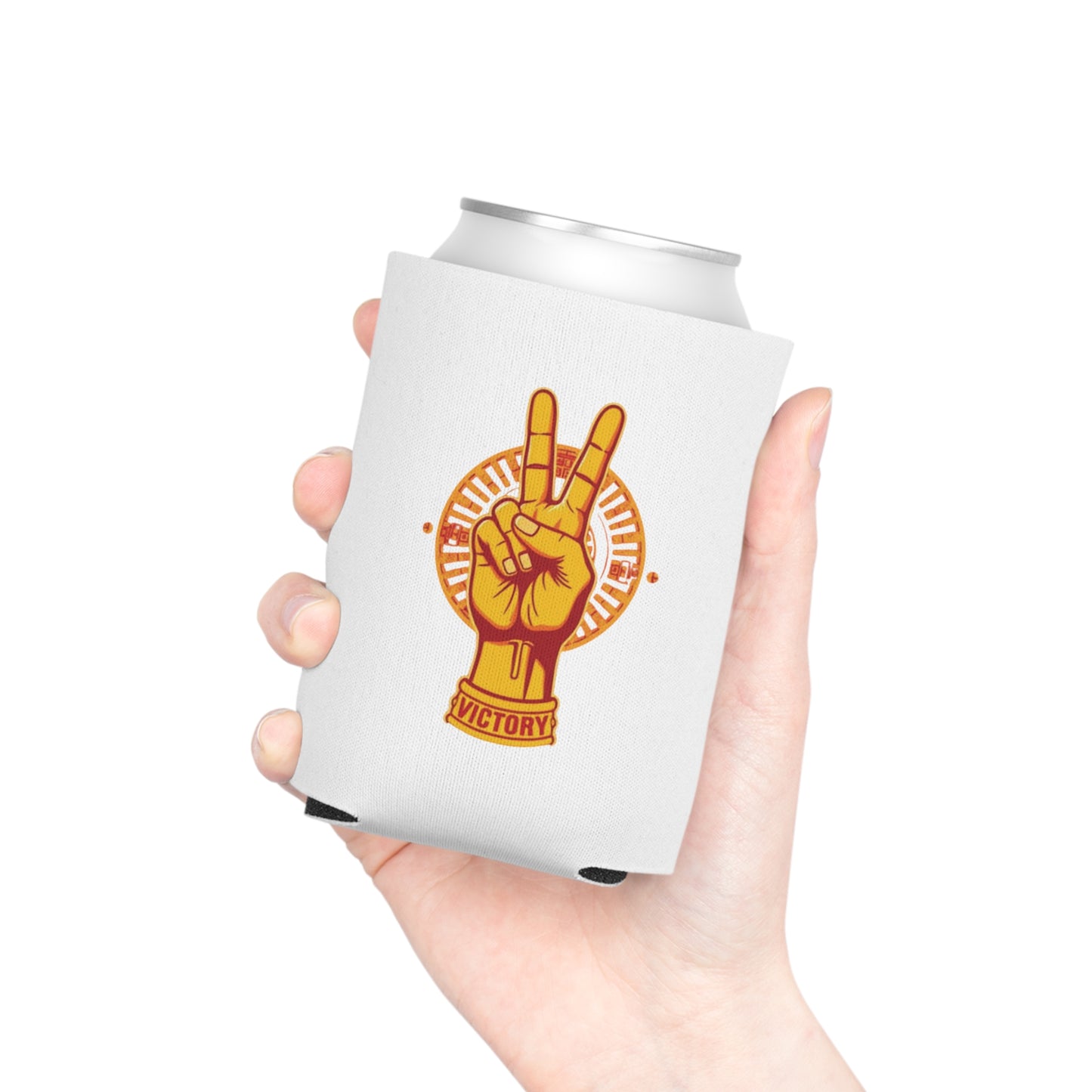Victory Inspired Can Cooler, Fun Beverage Sleeve, Party Favor, Tailgate Essential, Gifts for Friends, Summer BBQ Accessories