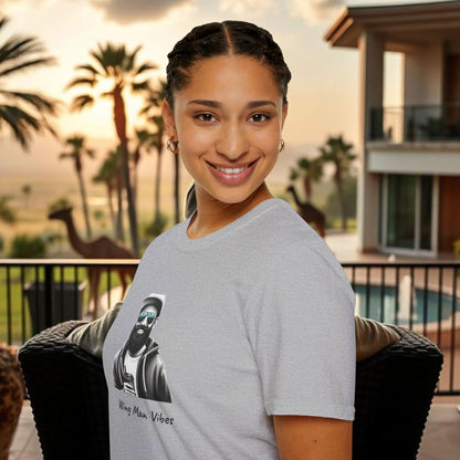 Wing Man Vibes Unisex T-Shirt, Angel Wings Tee, Gift for Him, Graphic Tee, Casual Shirt, Mens Top