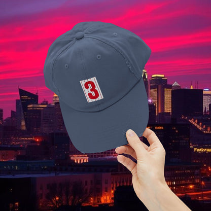 Baseball Stars #3 Distressed Baseball Cap, Vintage Style Hat, Casual Everyday Wear, Gift for Baseball Fans, Stylish Hat