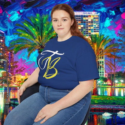 TB Monogram Tee — 813 Tampa Area Short-Sleeve T-Shirt