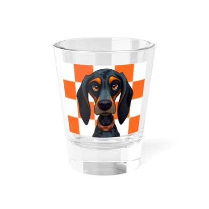 College Shot Glass, Tennessee Gift, Smokey Shot Glass, Funny Gift for College Gameday, Barware, Home Bar Decor