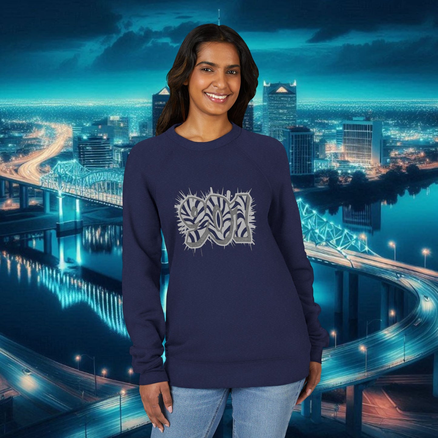 Graffiti '901' Memphis Area Code Graphic Sweatshirt — Urban Streetwear Pullover
