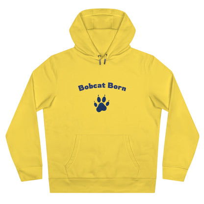 Bobcat Born King Hooded Sweatshirt, Cozy Graphic Hoodie, Unisex Sweatshirt, Perfect for Sports Fans, Great for Gifts