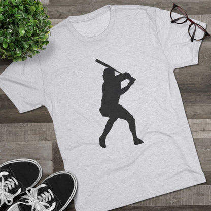 Baseball Stars Batter Silhouette Tee — Back Number '3' Player Shirt