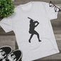 Baseball Stars Batter Silhouette Tee — Back Number '3' Player Shirt