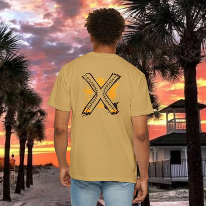 Number 2 Graphic T-Shirt — Bold Retro Patch Front & X Back Tee