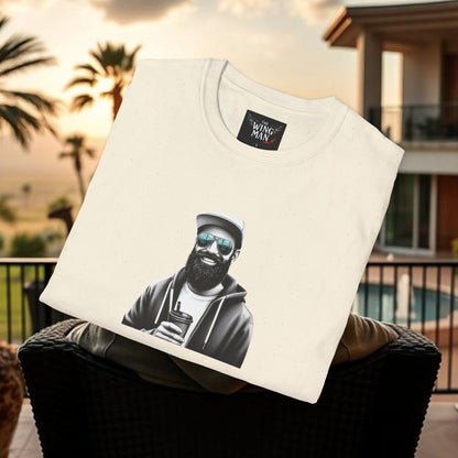 Wing Man Vibes Unisex T-Shirt, Angel Wings Tee, Gift for Him, Graphic Tee, Casual Shirt, Mens Top