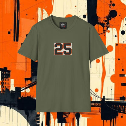 Baseball Legends Shirt, Unique 25 Graphic Unisex Softstyle T-Shirt, Casual Wear, Sporty Outfit