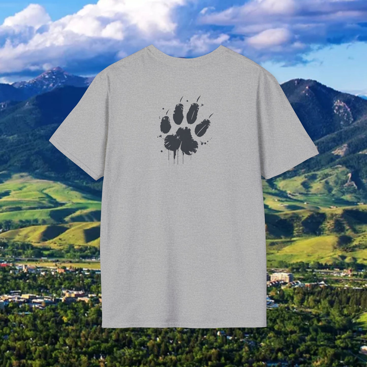 Upside Down FTG Unisex Softstyle T-Shirt - Trendy Fashion Tee, Everyday Comfort, Gift for Bobcat Fans, Gameday Wear, Relaxed Style