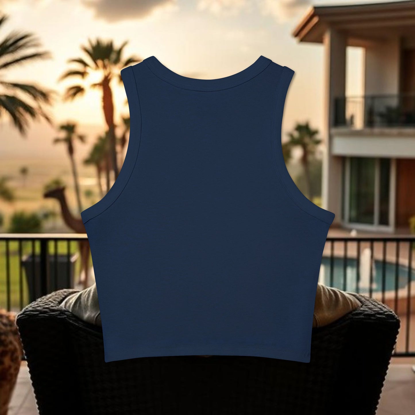 Scared Money Racer Tank Top for Women, Trendy Crop Top, Summer Fashion, Casual Wear, Gift for Entrepreneurs, Beach Outfit