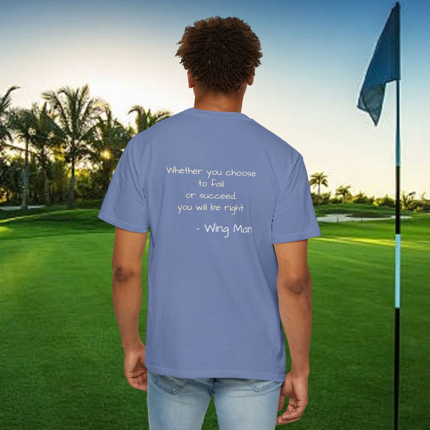 Inspirational Golf T-Shirt, Motivational Gift, Unisex Apparel, Casual Wear, Golf Shirt, Positive Vibes