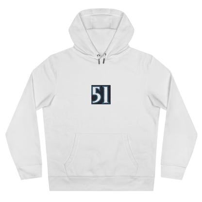 #51 Hooded Sweatshirt - Cozy Gift for Him/Her, Casual Wear, Seattle Fans, Streetwear
