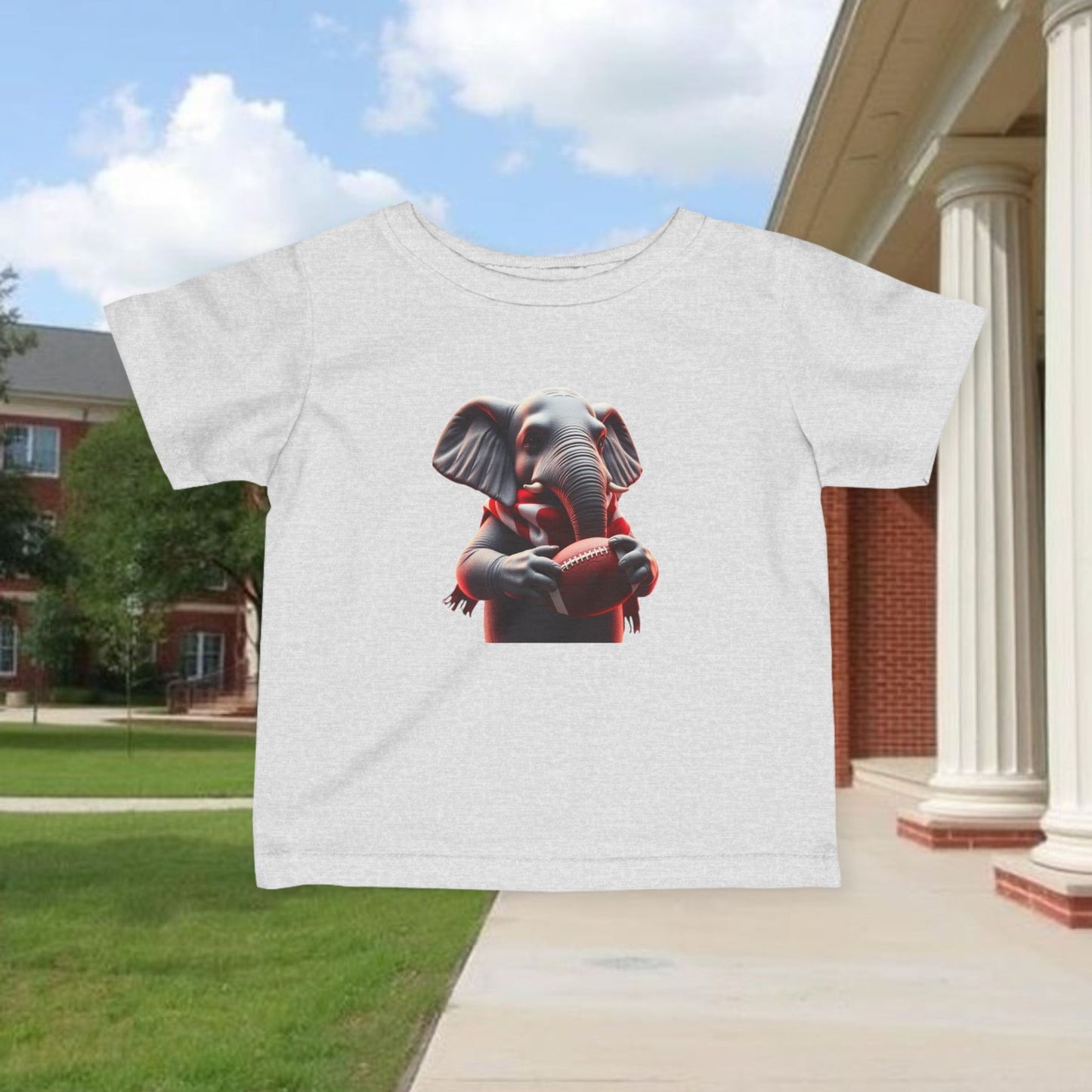 Adorable Elephant Infant Tee, Cute Baby Shirt, Toddler Apparel, Elephant Lover Gift, Baby Shower Gift, Fun Kid's Clothing