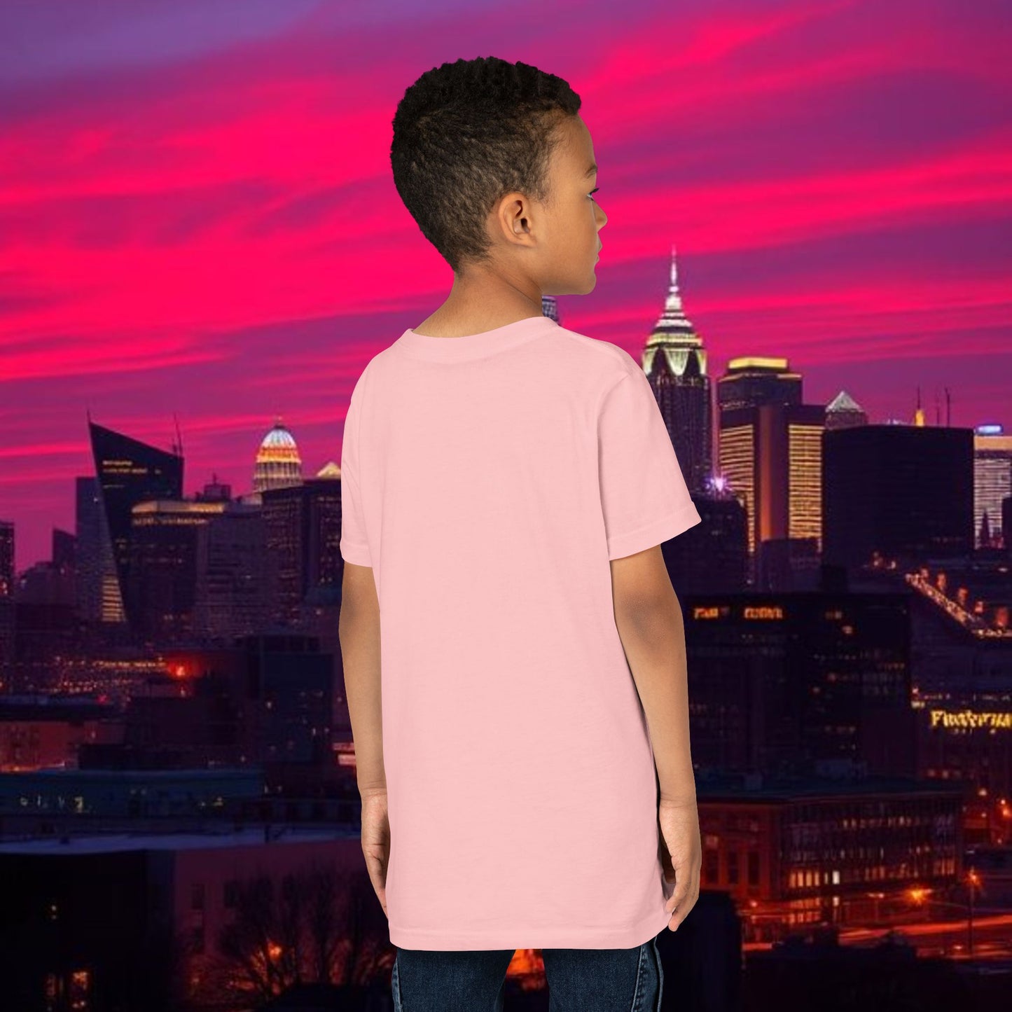 Baseball Stars Youth Short Sleeve Tee with Number 3, Kids Casual Wear, Birthday Gift, Sports Day, School Activities, Team Spirit