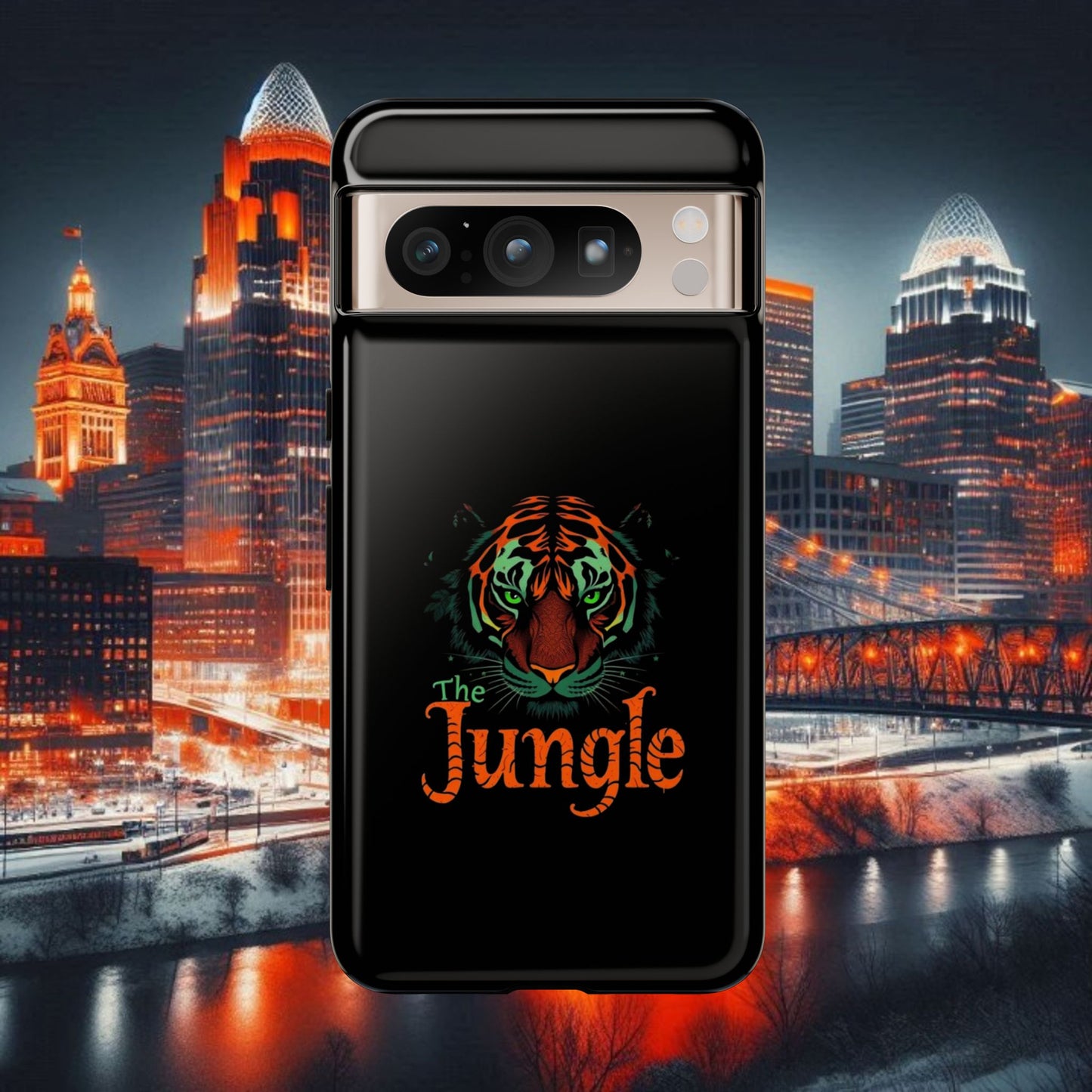 Phone Case, The Jungle Tough Phone Case for Football Fans, Friend Gift, Football Fan Accessories, Custom Phone Cover, Sports Team