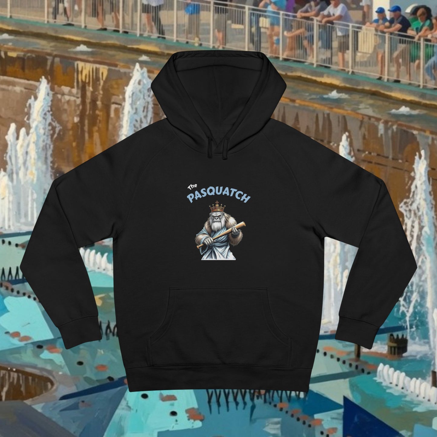 The Pasquatch Hoodie, Unisex Sweatshirt, Vinnie Apparel, Casual Wear, Great for Gifts, Royals Fans
