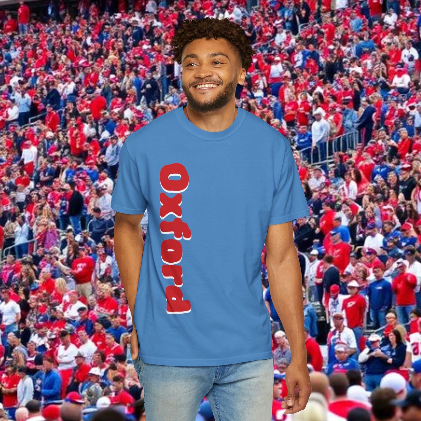 Oxford Graphic Tee: Stylish Unisex T-shirt, Perfect for Game Day, College Spirit Wear, Casual Outings, Gifts for Fans