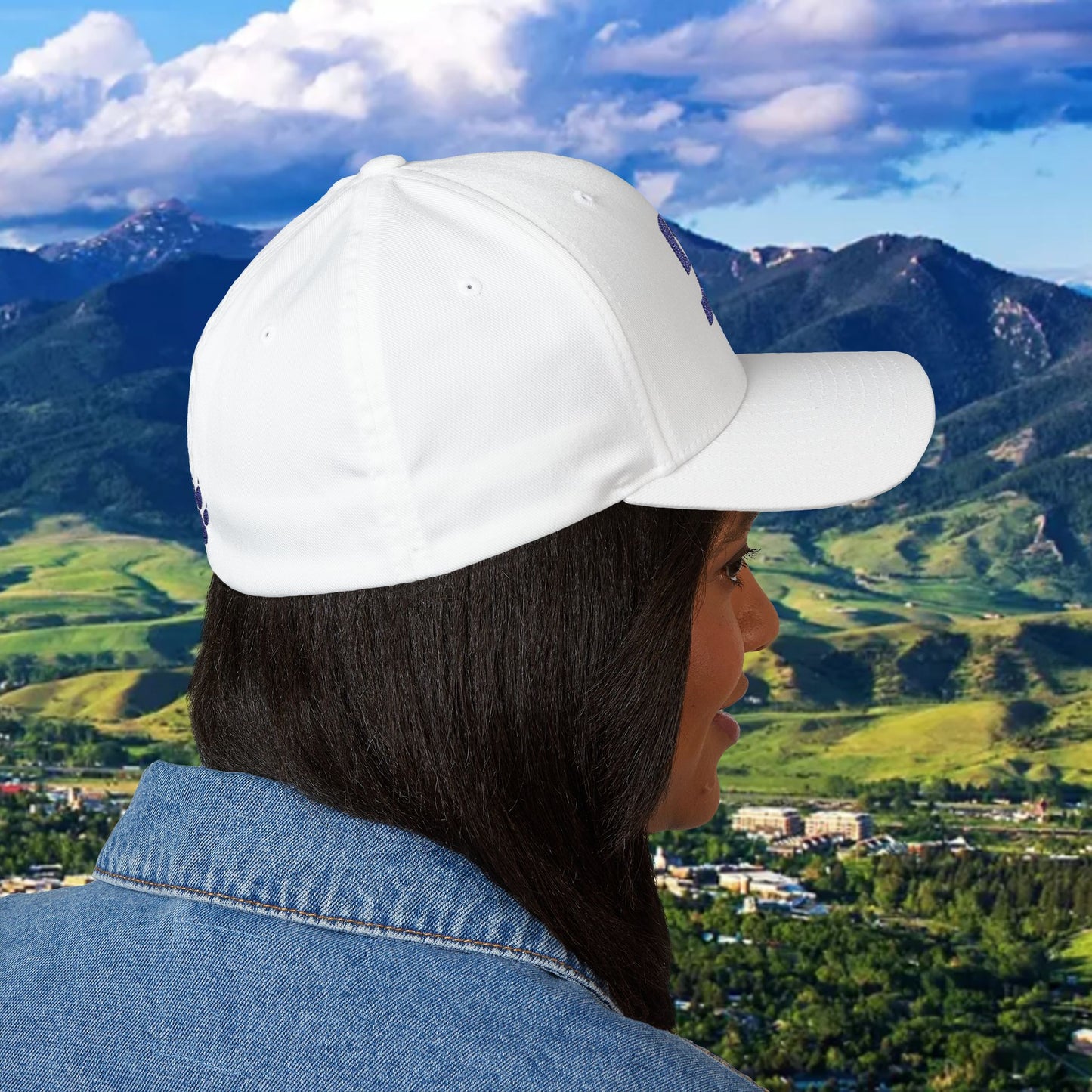 Upside Down FTG Embroidered Closed-Back Cap, Stylish Baseball Hat for Ca Fans, Casual Accessory