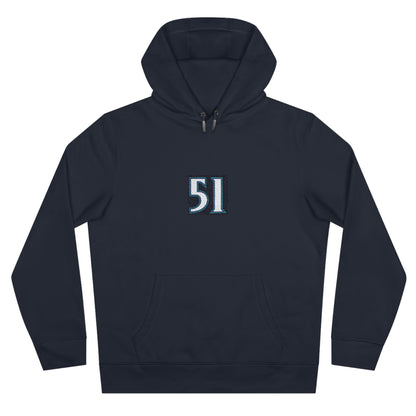 #51 Hooded Sweatshirt - Cozy Gift for Him/Her, Casual Wear, Seattle Fans, Streetwear