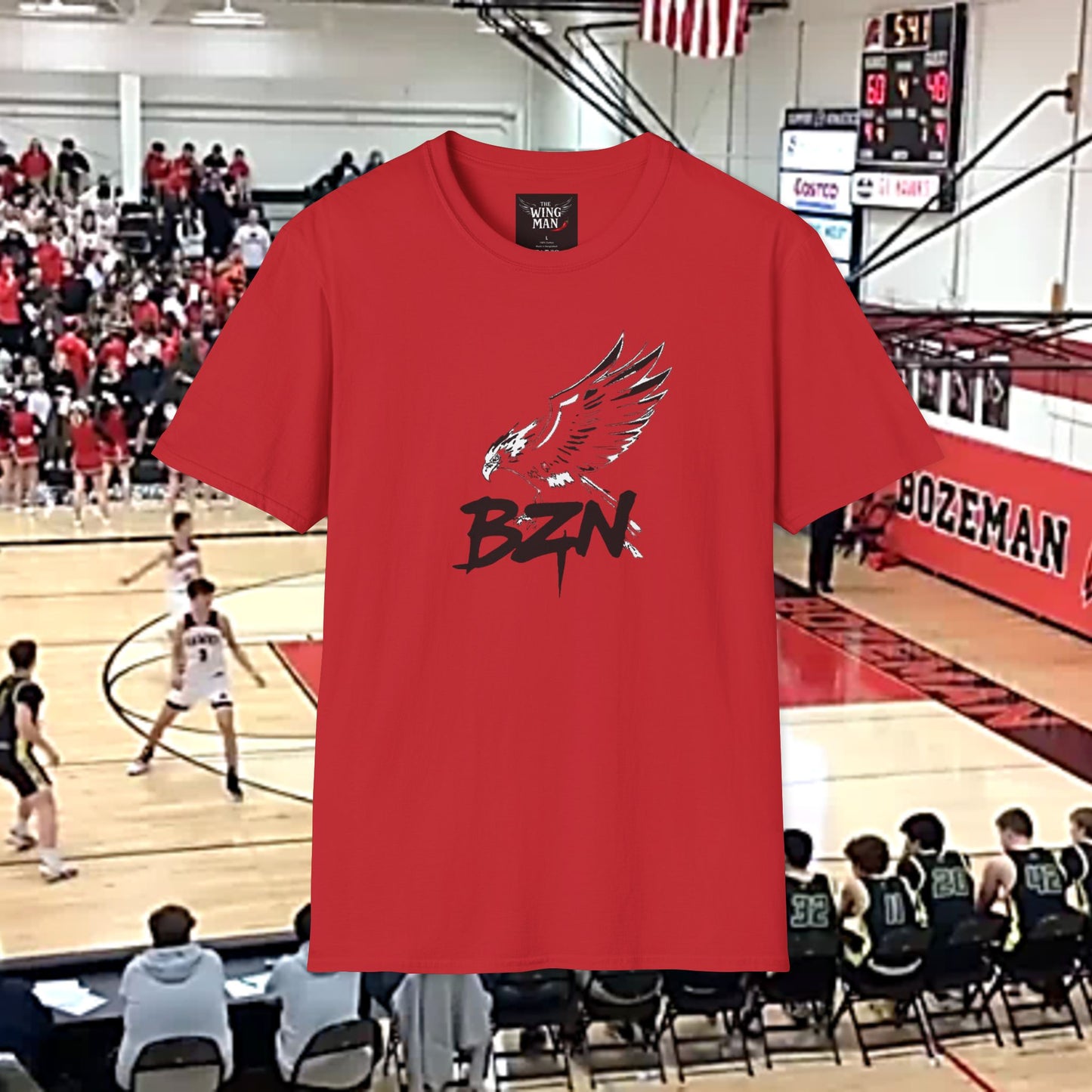 Bozeman Hawk Soft Style T-Shirt