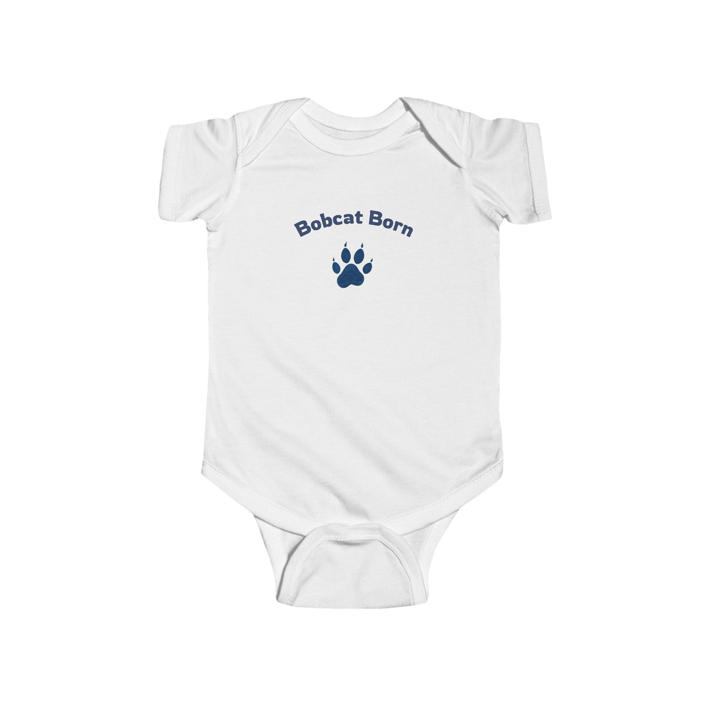 Bobcat Born Infant Bodysuit, Cute Baby Outfit, Newborn Gift, Baby Shower Present, Wildlife Lover Apparel, Toddler Clothing