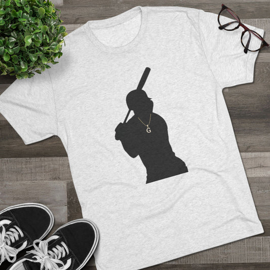 Baseball Silhouette Tee — New York 'G' Logo Short-Sleeve Shirt