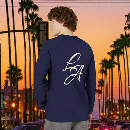 LA Script Raglan Sweatshirt, Super Soft Material and Comfortable Stylish Fit