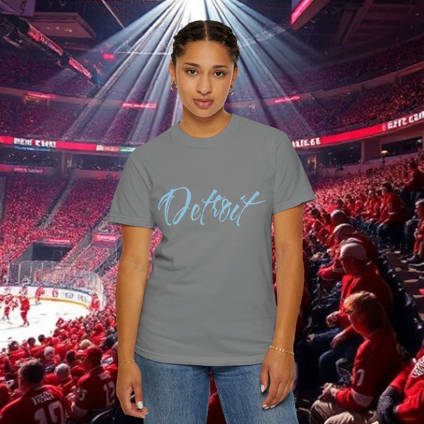 Detroit Script T-Shirt — City Pride Tee