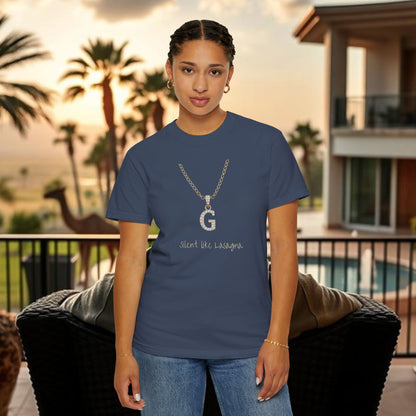 Silent Like Lasagna Graphic T-shirt - Casual Vibe, Streetwear Style, Unisex Tee, Gift for Him/Her, Perfect for Concerts