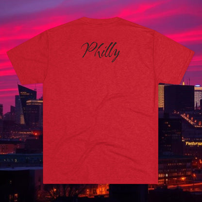 Legends Philly 3 Graphic Tee — Retro Number Front, Script 'Philly' Back