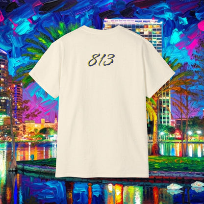 TB Monogram Tee — 813 Tampa Area Short-Sleeve T-Shirt