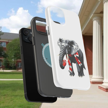 Vibrant Elephant Tough Cases - Unique Phone Case, Wildlife Lover Gift, Sports Team Accessory, Trendy Phone Cover, Fun Animal Design