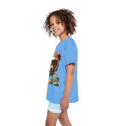 Cute Kids Sports Jersey, Fun Athletic Tee, Birthday Gift for Sports Lovers, Cheerful Playwear, Youth Team Apparel