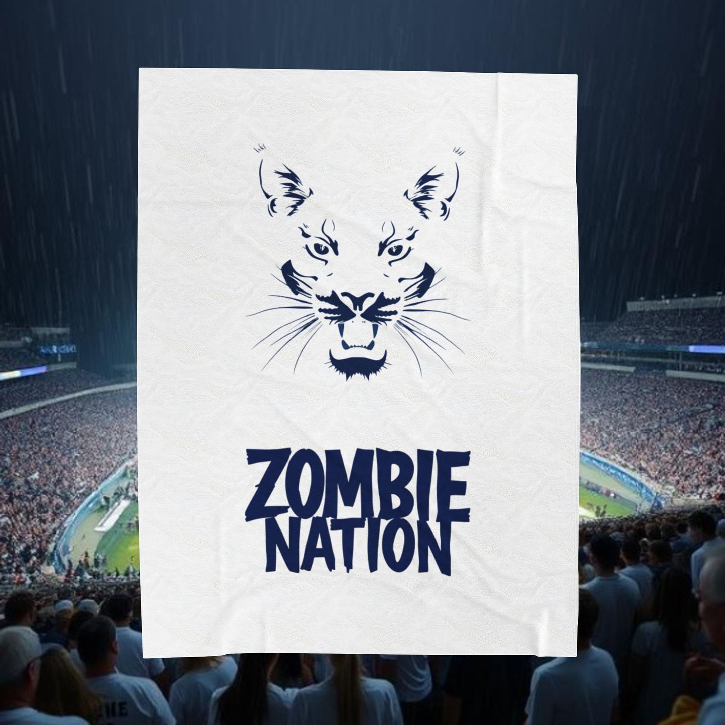 Zombie Nation Velveteen Plush Blanket – Fierce Design