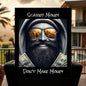 Bearded Money Motivational Wall Art, Scared Money Don't Make Money Poster, Home Decor, Gift for Entrepreneurs, Business Inspiration
