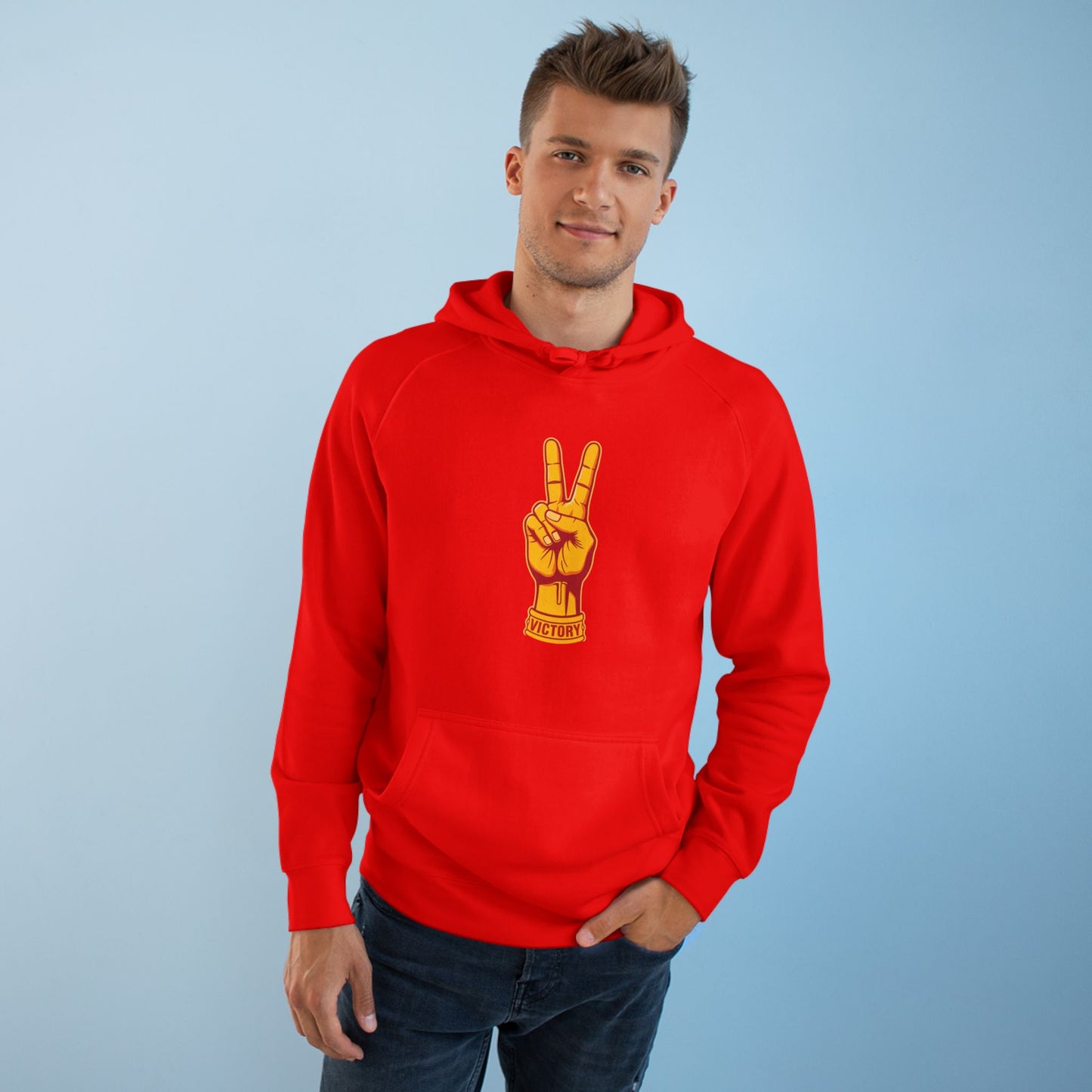 Victory Themed Unisex Hoodie, Perfect for Football Fans, Tailgate & Gameday Hoodie
