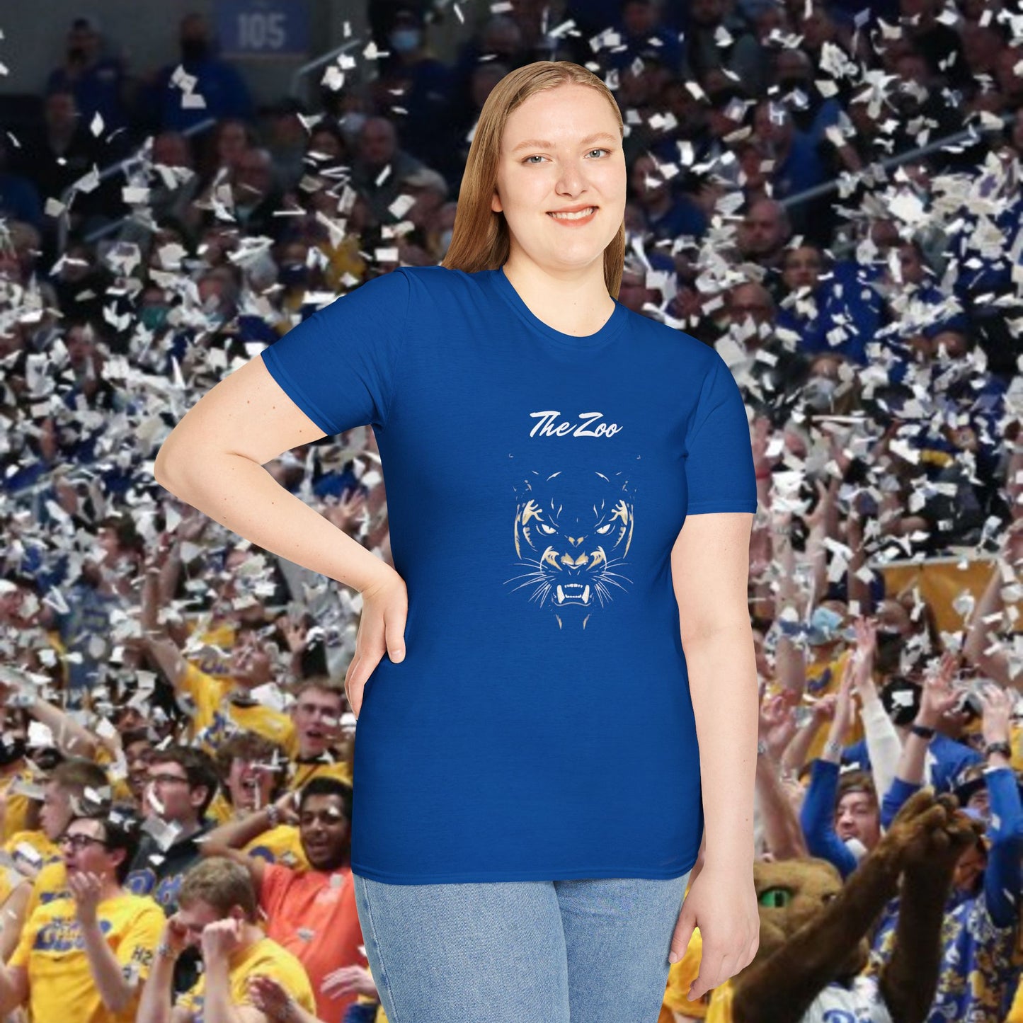 The Zoo Graphic Tee, Casual Wear, Basketball Fans, Unisex T-Shirt, Birthday Present, Everyday Style