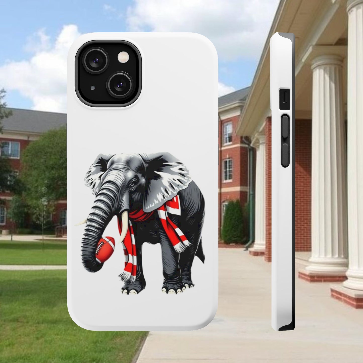 Vibrant Elephant Tough Cases - Unique Phone Case, Wildlife Lover Gift, Sports Team Accessory, Trendy Phone Cover, Fun Animal Design