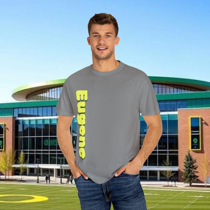 Eugene Fan T-Shirt, Unisex Sports Tee, Game Day Apparel, Football Fan Gear, College Team Shirt, Quack Spirit Wear
