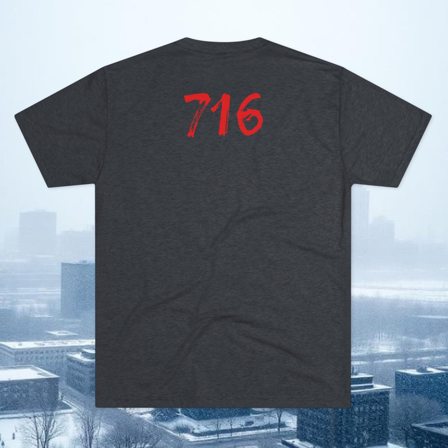 Mafia 716 Graphic Tee, Soft-Style T-Shirt, Tri-Blend, Perfect for Gameday