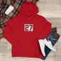 Unisex Cozy Sweatshirt with #27 Design, Perfect for Sports Fans, Casual Wear, Gifts for Angels' Fans