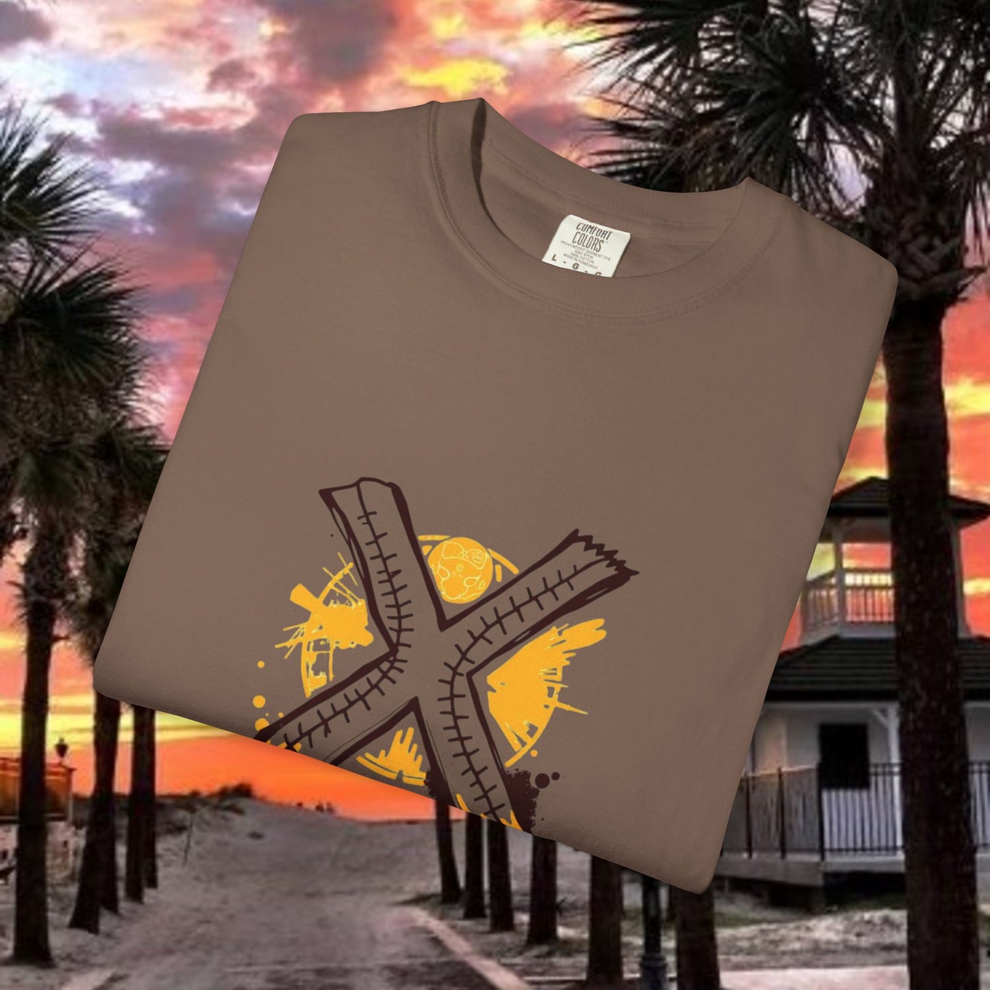 Xander Fan Unisex Garment-Dyed T-Shirt with Fun Graphics | Casual Wear, Gift for Friends, Padres Gameday, Trendy Outfit, Street Style