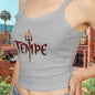 Fierce Summer Spaghetti Strap Tank Top for Women, Tempe Shirt, Casual Wear, Vacation Outfit, Beachwear, Fitness Top