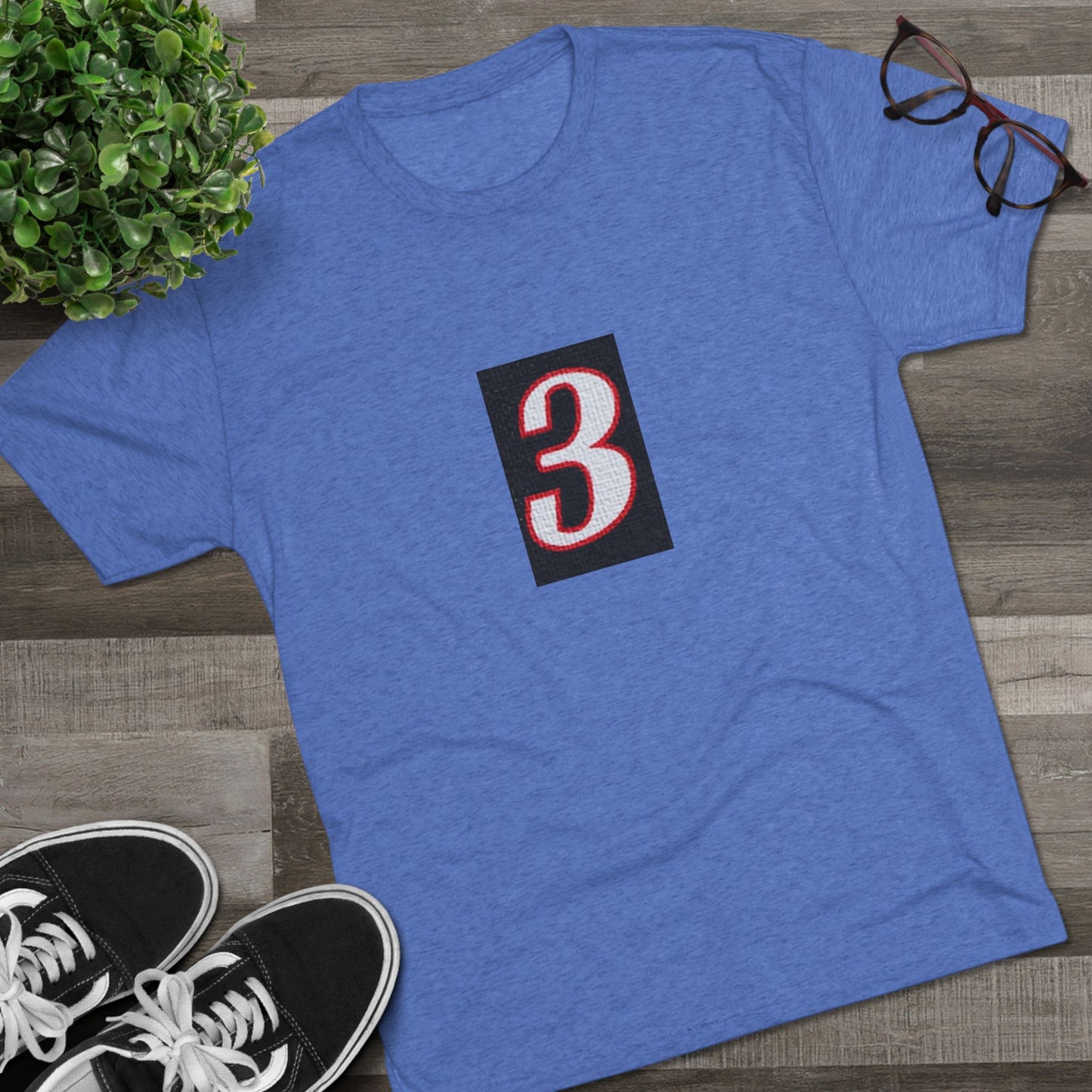 Legends Philly 3 Graphic Tee — Retro Number Front, Script 'Philly' Back